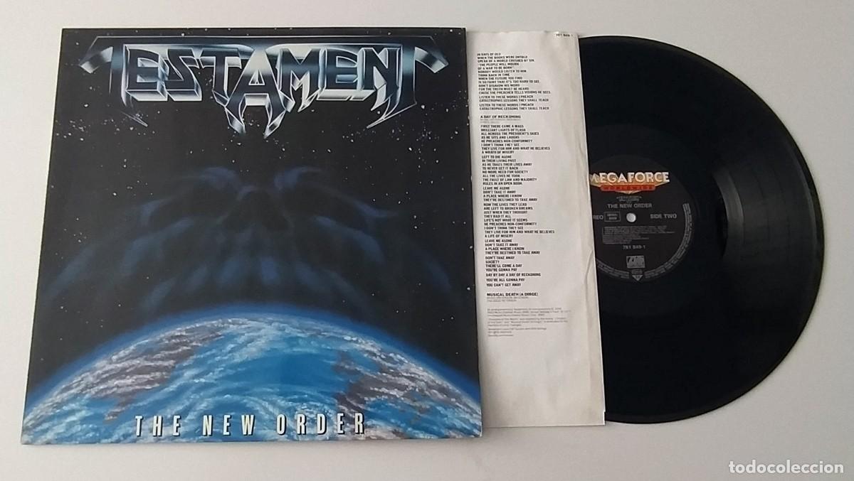 Discos de vinilo: LP TESTAMENT - THE NEW ORDER - Foto 3