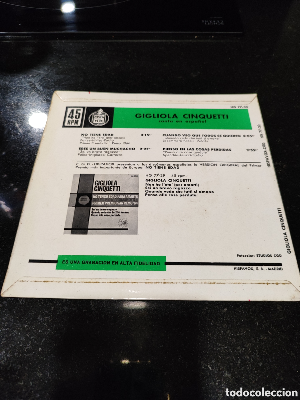 Discos de vinilo: Single Gigliola Cinquetti - Foto 2