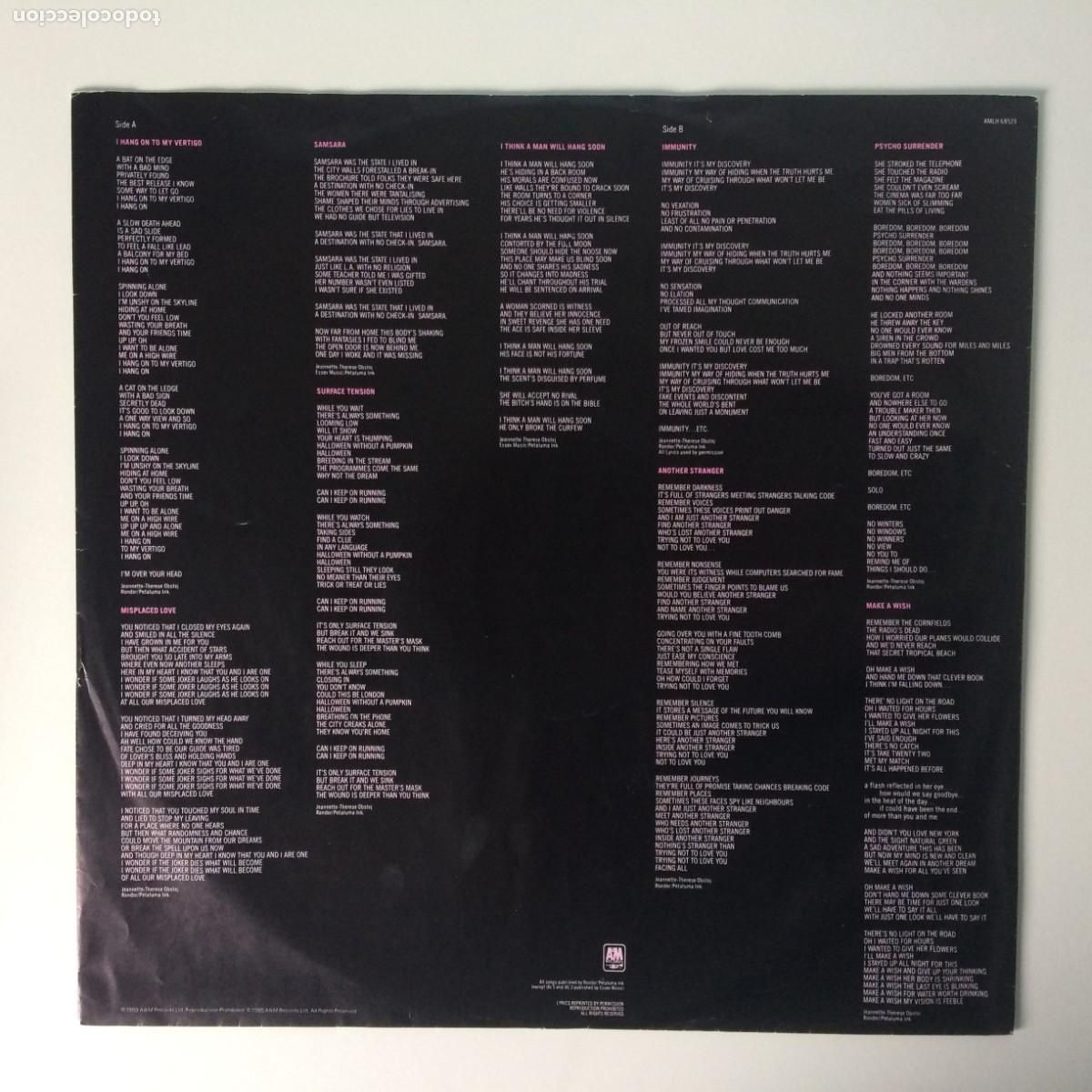 Discos de vinilo: Rupert Hine &lrm;&ndash; Immunity , Holanda 1981 A&M Records - Foto 4