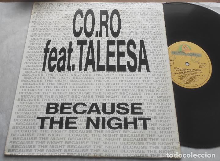 Discos de vinilo: CO.RO FEAT. TALEESA &ndash; BECAUSE THE NIGHT-LP-33 RPM-