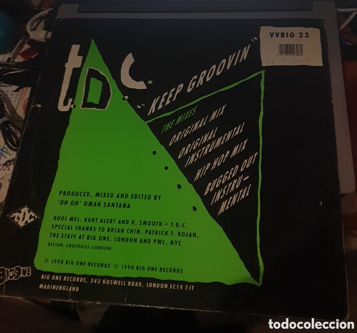 Discos de vinilo: T. D. C. - keep groomin - Foto 2