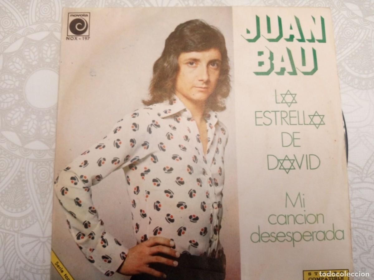 Discos de vinilo: Disco Single Juan Bau la Estrella de David - Foto 1