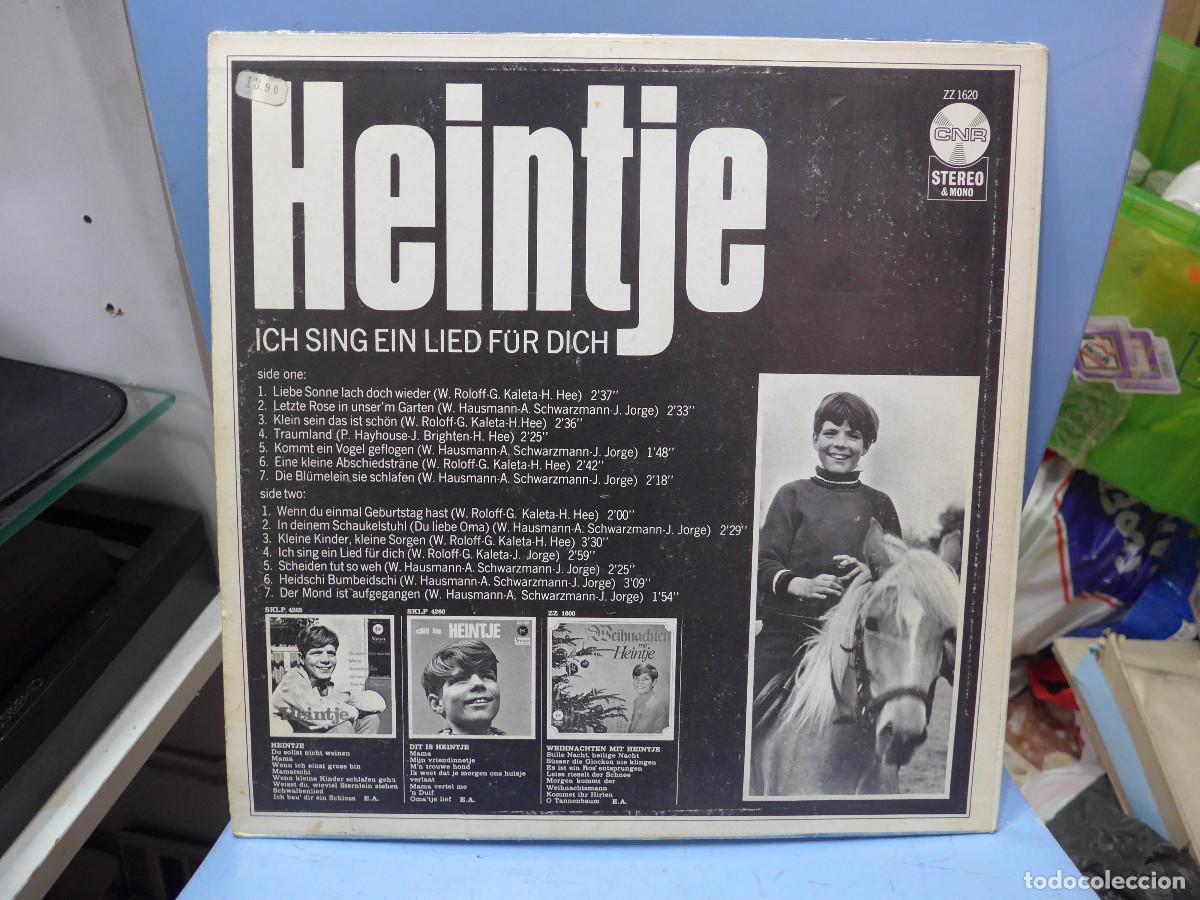 Discos de vinilo: HEINTJE ICH SING EIN LIED FUR DICH - Foto 2