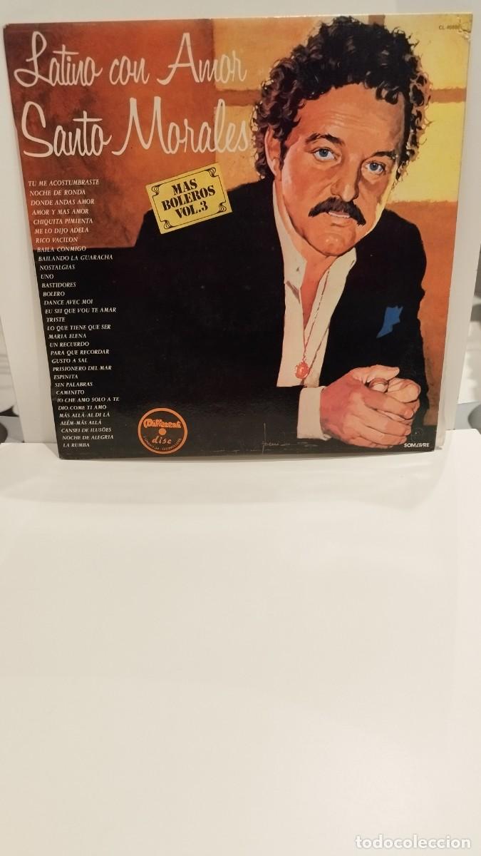 Vinyl records: Santo Morales &ndash; Latino Con Amor.Vinilo Lp