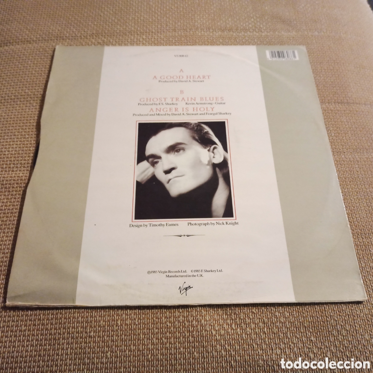 Discos de vinilo: Feargal Sharkey - A Good Heart (12&rdquo;, Single) - Foto 2