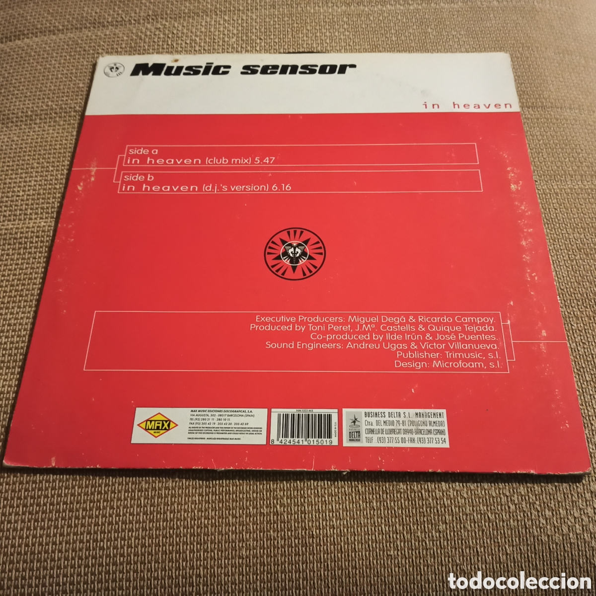 Discos de vinilo: Music Sensor - In Heaven (12&rdquo;, Maxi) - Foto 2