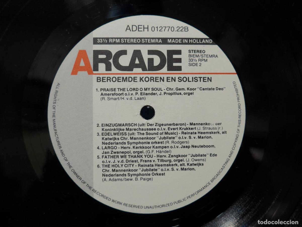 Discos de vinilo: BEROEMDE KOREN EN SOLISTEN - Foto 9