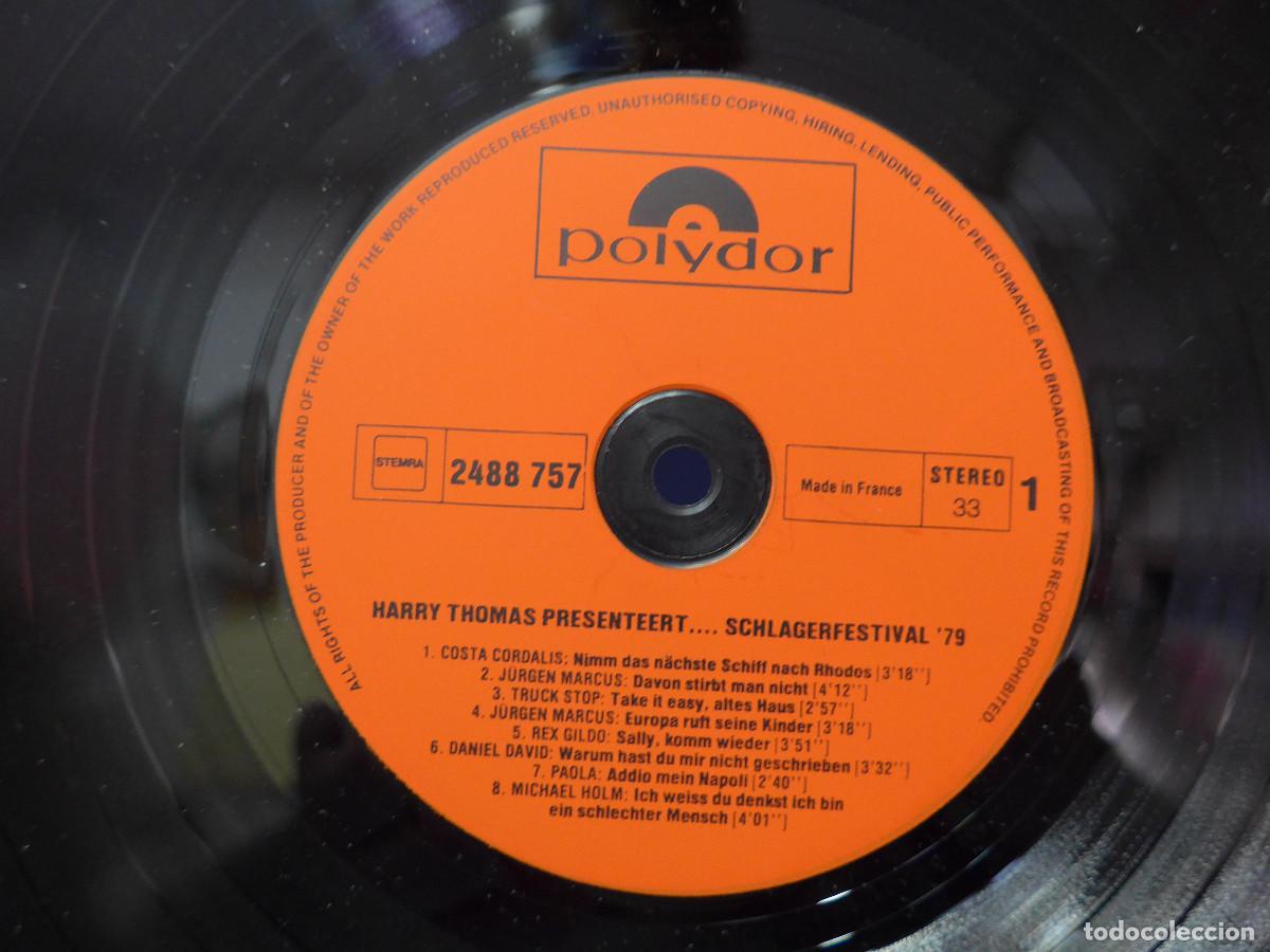 Discos de vinilo: HARRY THOMAS PRESENTEERT SCHLAGERFESTIVAL 79 - Foto 7