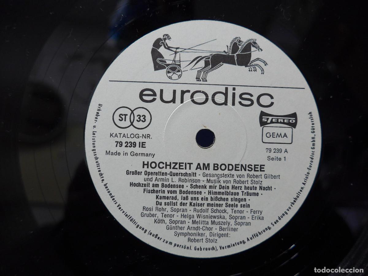 Discos de vinilo: ROBERT STOLZ HOCHZEIT AM BODENSEE - Foto 7