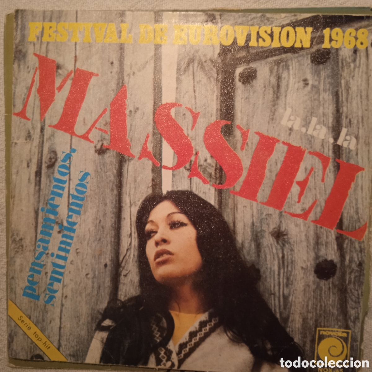 Discos de vinilo: Massiel Eurovisi&oacute;n 68 la la la - Foto 1