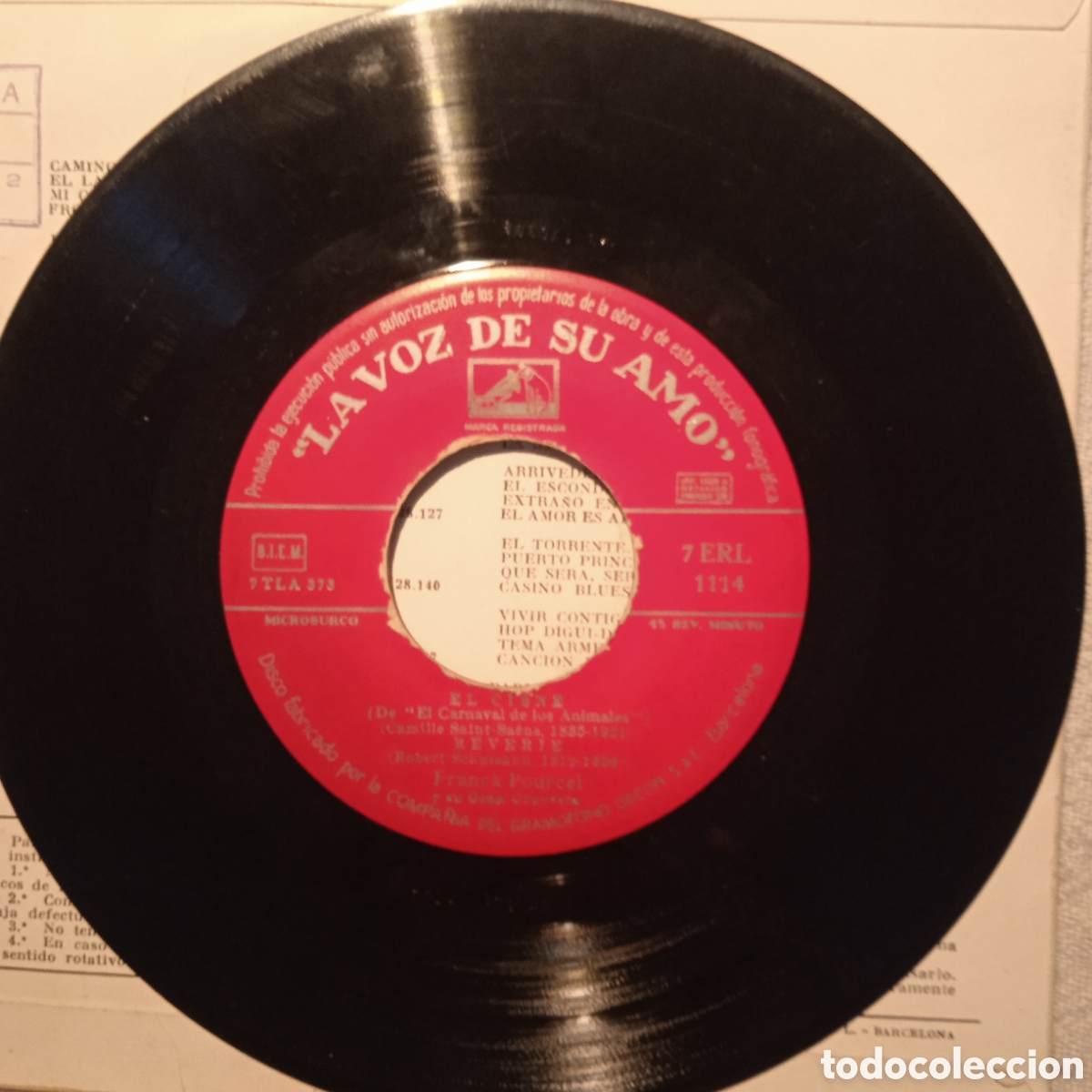 Discos de vinilo: Franck pourcel ,czardas+3 - Foto 3