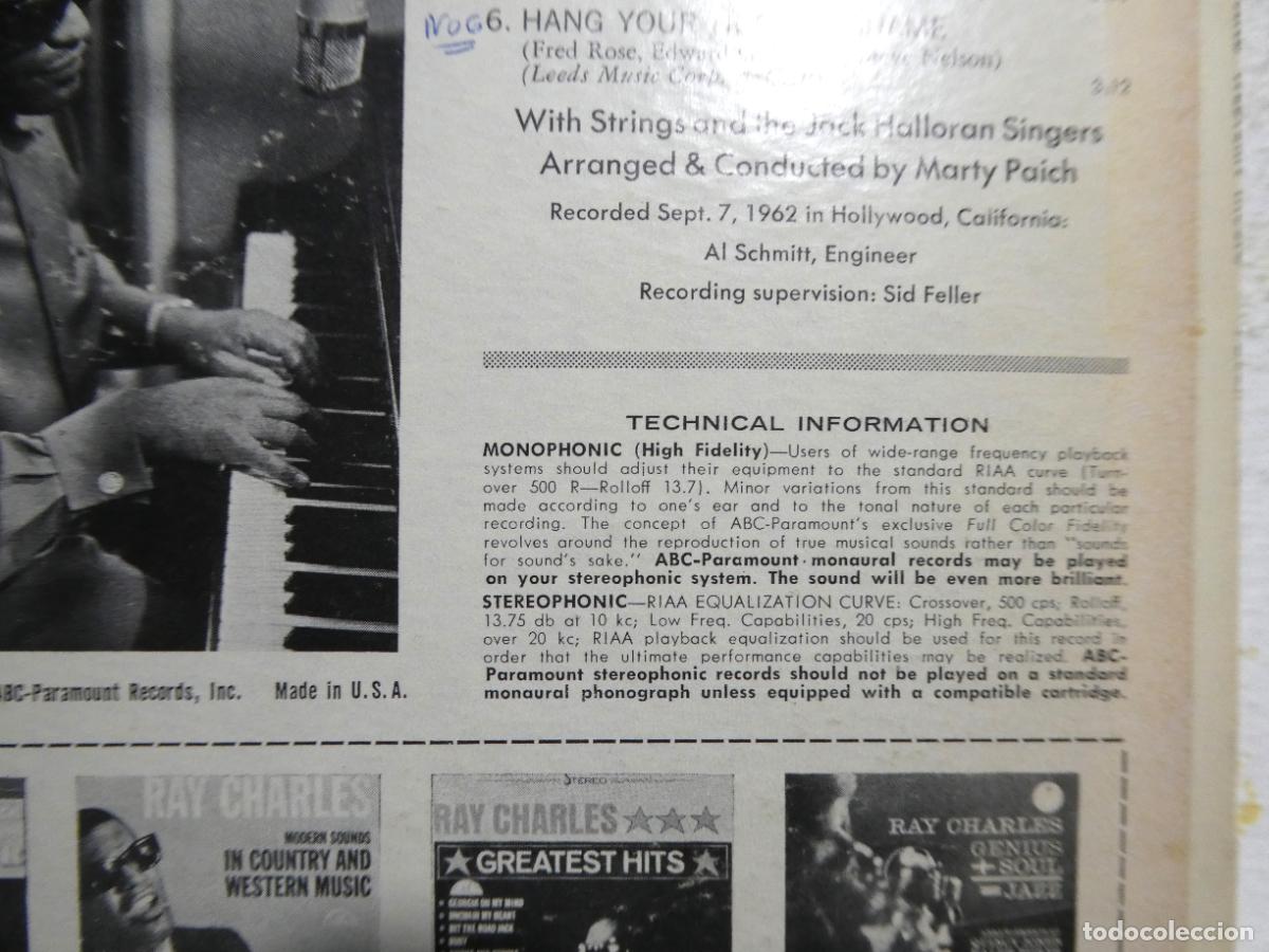 Discos de vinilo: Disco de vinilo Ray Charles. Volume two - Foto 3