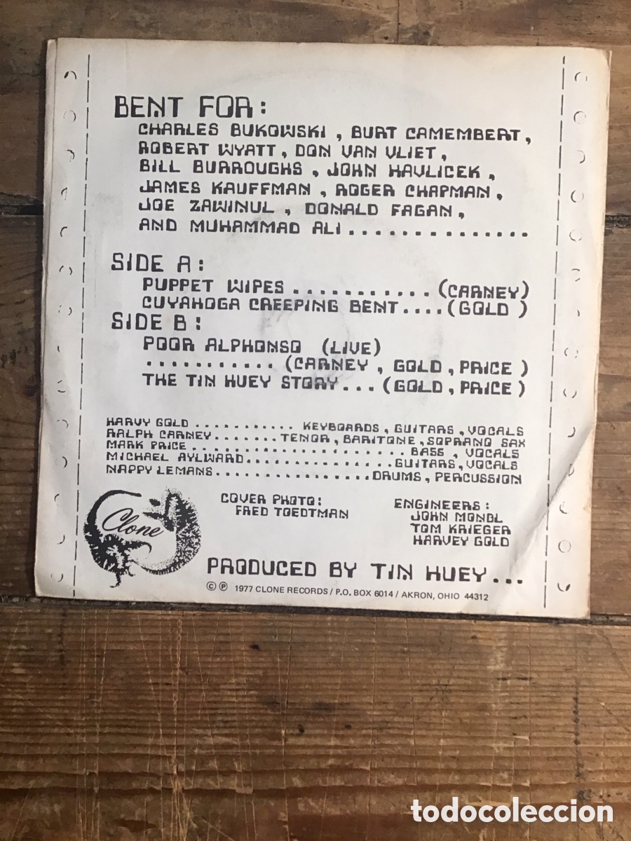 Discos de vinilo: Tin Huey Puppet Wipes ep - Foto 2
