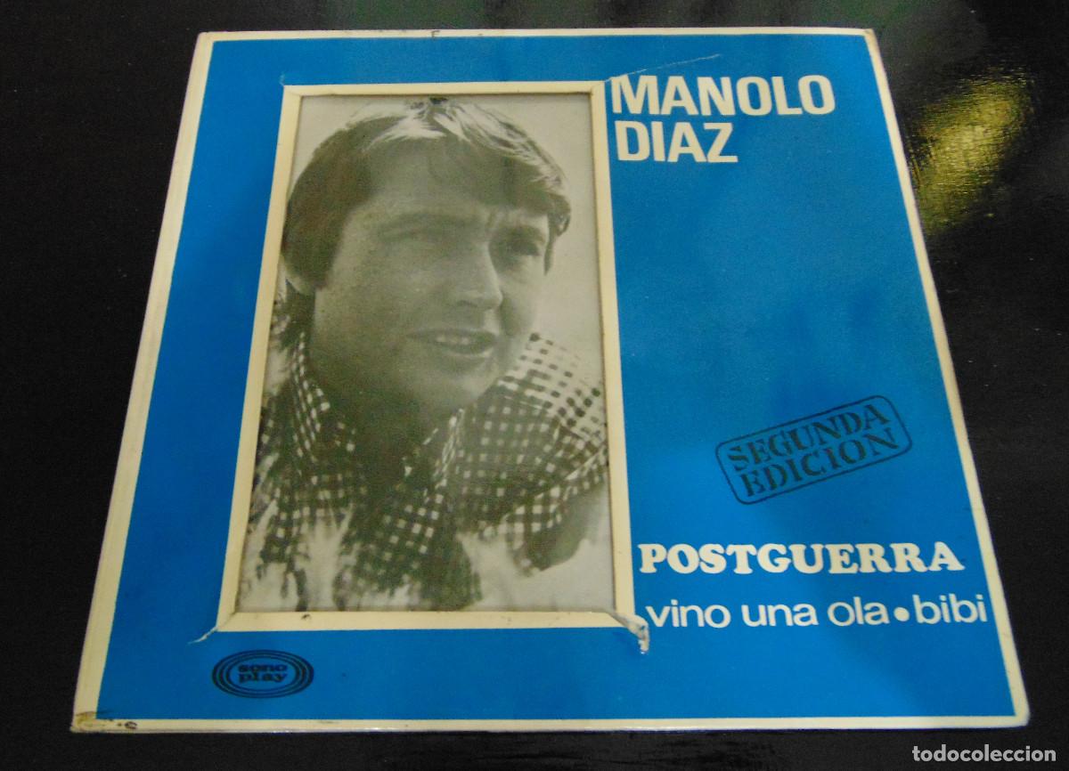 Discos de vinilo: MANOLO D&Iacute;AZ - POSTGUERRA - SINGLE 1967 - Foto 2