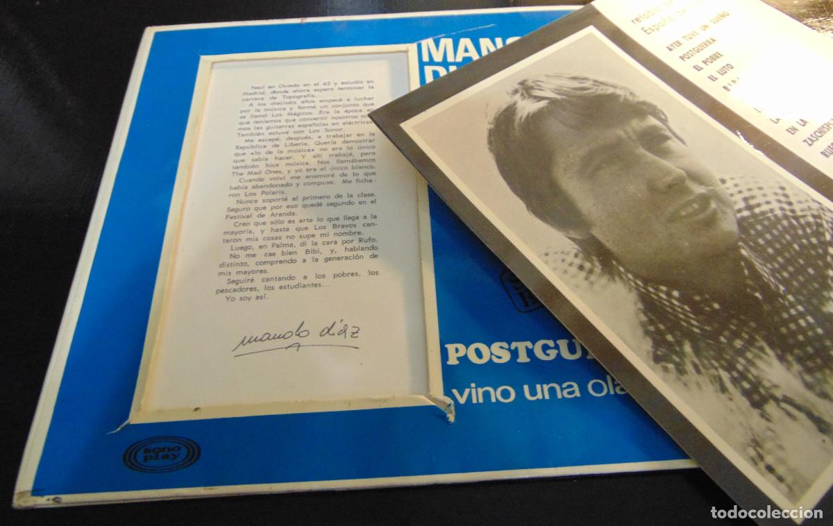 Discos de vinilo: MANOLO D&Iacute;AZ - POSTGUERRA - SINGLE 1967 - Foto 5