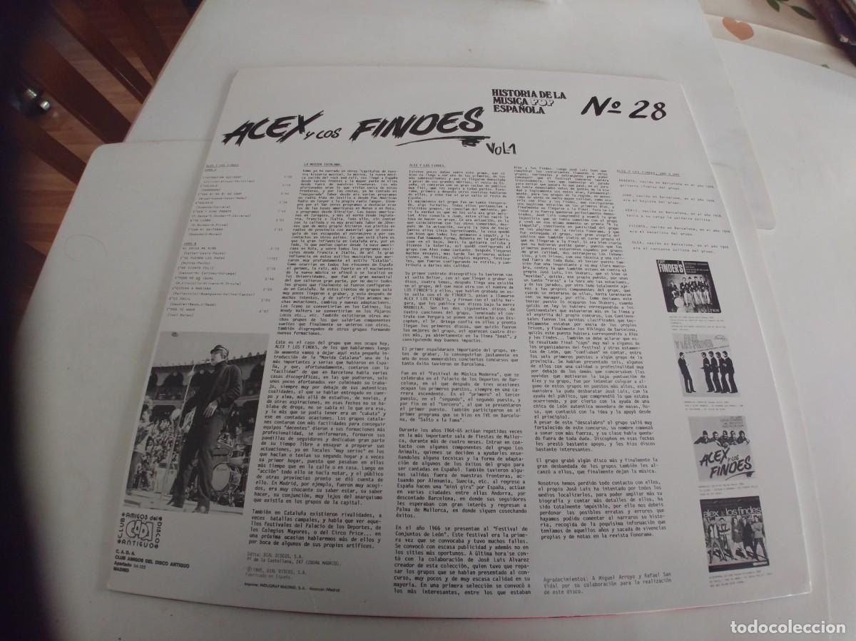 Discos de vinilo: ALEX Y LOS FINDES-LP VOL.1 - Foto 2