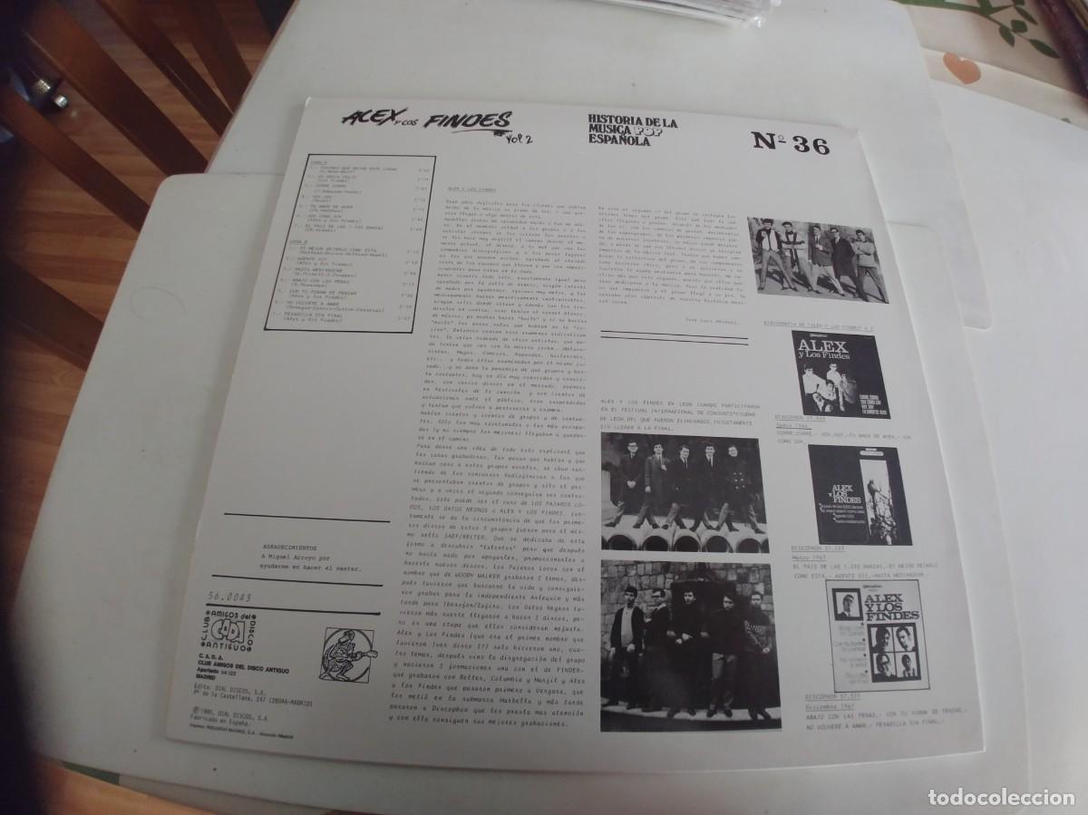 Discos de vinilo: ALEX Y LOS FINDES-LP VOL.2-NUEVO - Foto 2