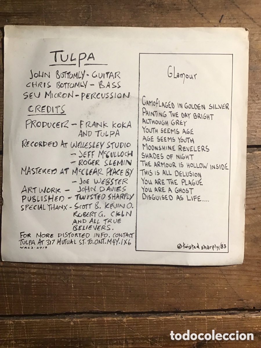 Discos de vinilo: Tulpa Apologize /Mystical Dreams - Foto 2