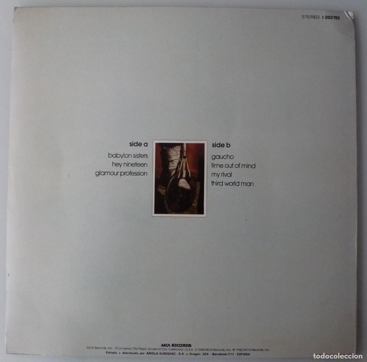 Discos de vinilo: STEELY DAN - GAUCHO (LP MCA 1980 ESPA&Ntilde;A) - Foto 2