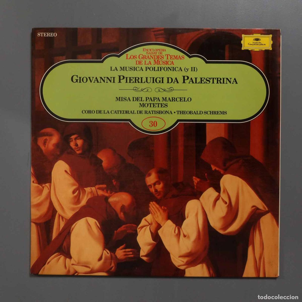 Discos de vinil: LP. PALESTRINA. 30. GRANDES COMPOSITORES. SALVAT