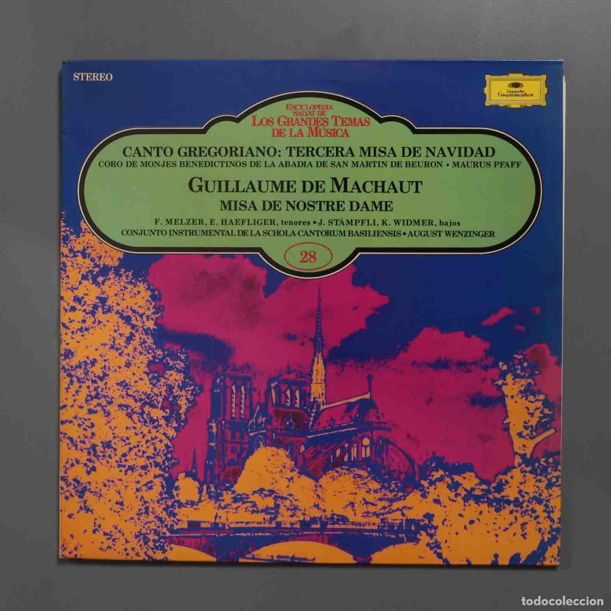 Discos de vinil: LP. MACHUT. 28. GRANDES COMPOSITORES. SALVAT