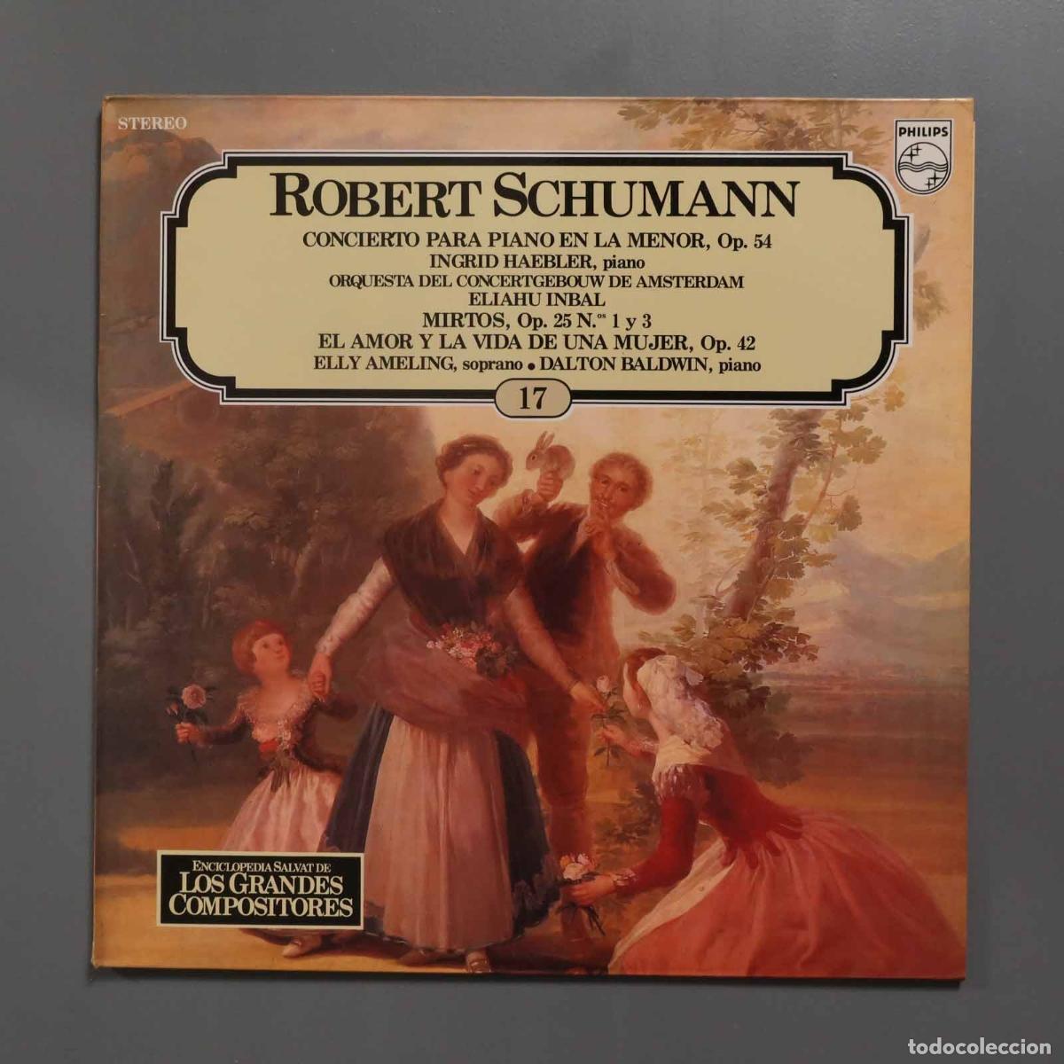Discos de vinilo: LP. SCHUMANN 17. GRANDES COMPOSITORES. SALVAT