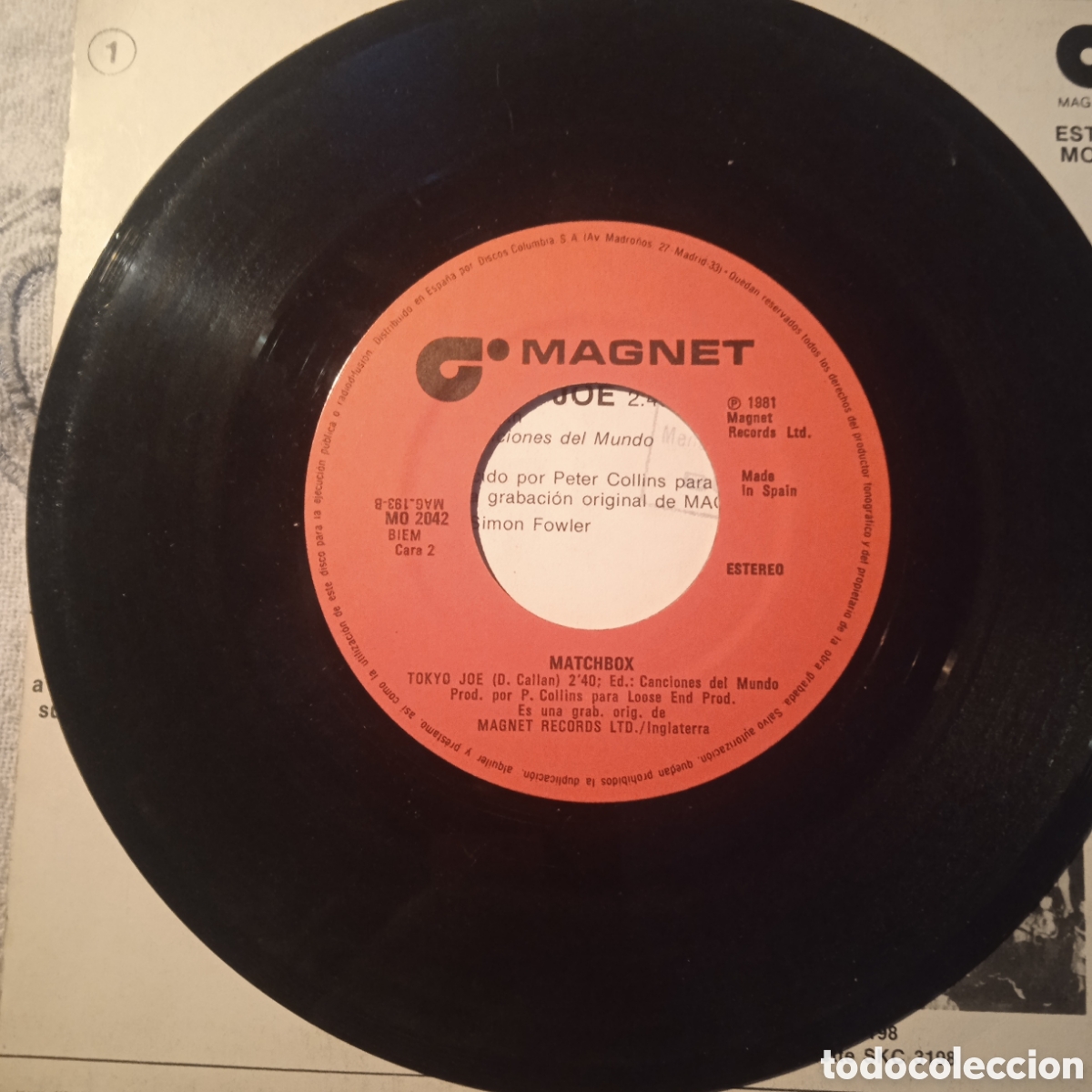Discos de vinilo: Matchbox,las chicas est&aacute;n en el bosque,1981 - Foto 3