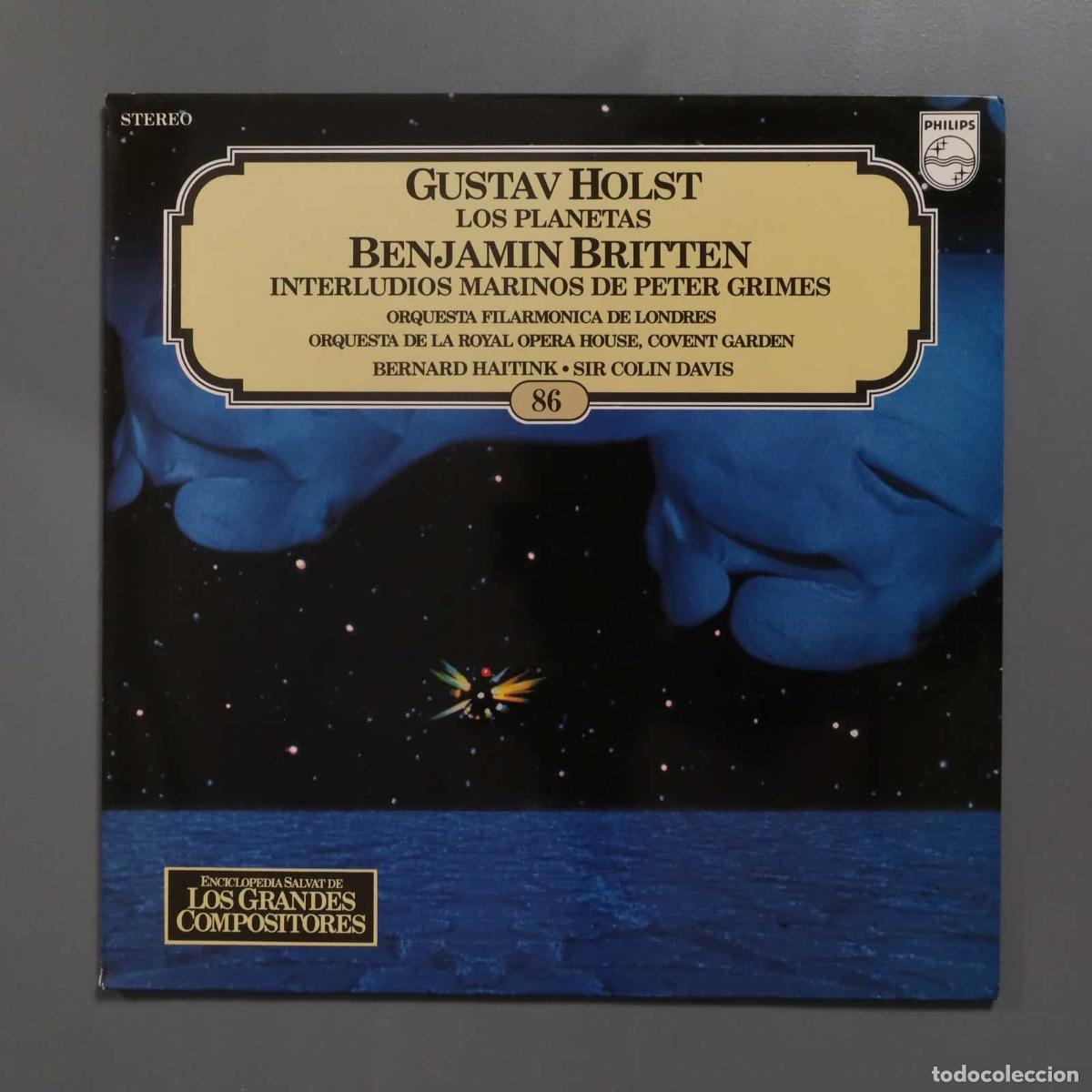 Discos de vinil: LP. HOLST. BRITTEN 86. GRANDES COMPOSITORES. SALVAT