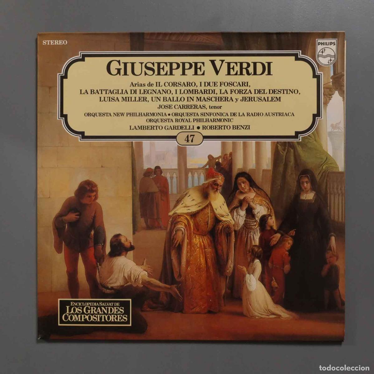 Discos de vinilo: LP. VERDI 47. GRANDES COMPOSITORES. SALVAT
