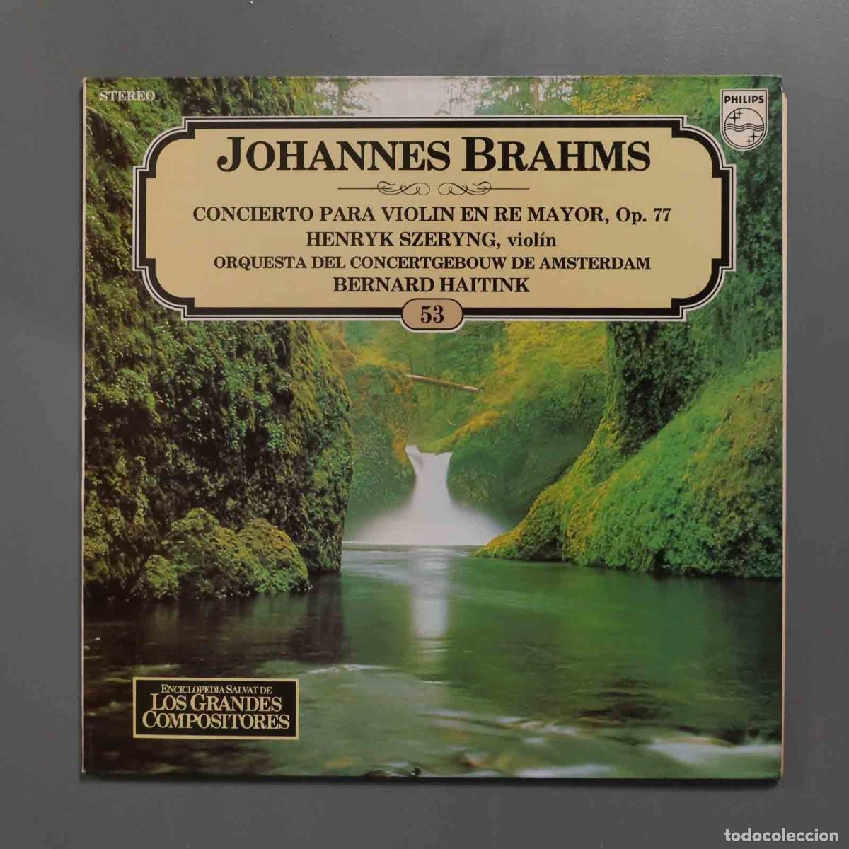Discos de vinilo: LP. BRAAHMS 53. GRANDES COMPOSITORES. SALVAT