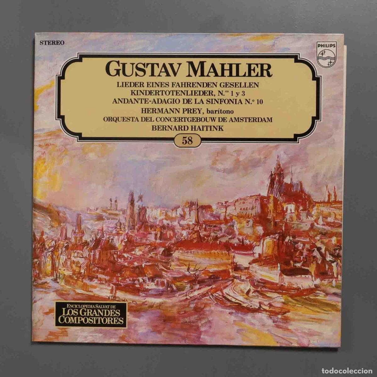 Dischi in vinile: LP. MAHLER 58. GRANDES COMPOSITORES. SALVAT