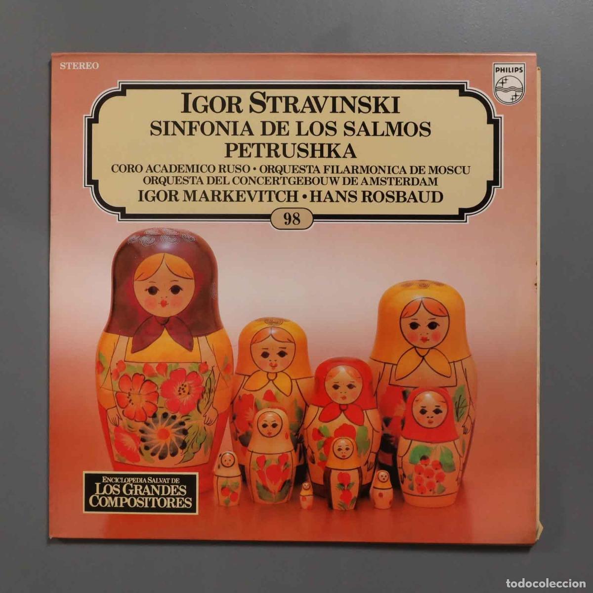 Vinyl-Schallplatten: LP. STRAVINSKI 98. GRANDES COMPOSITORES. SALVAT