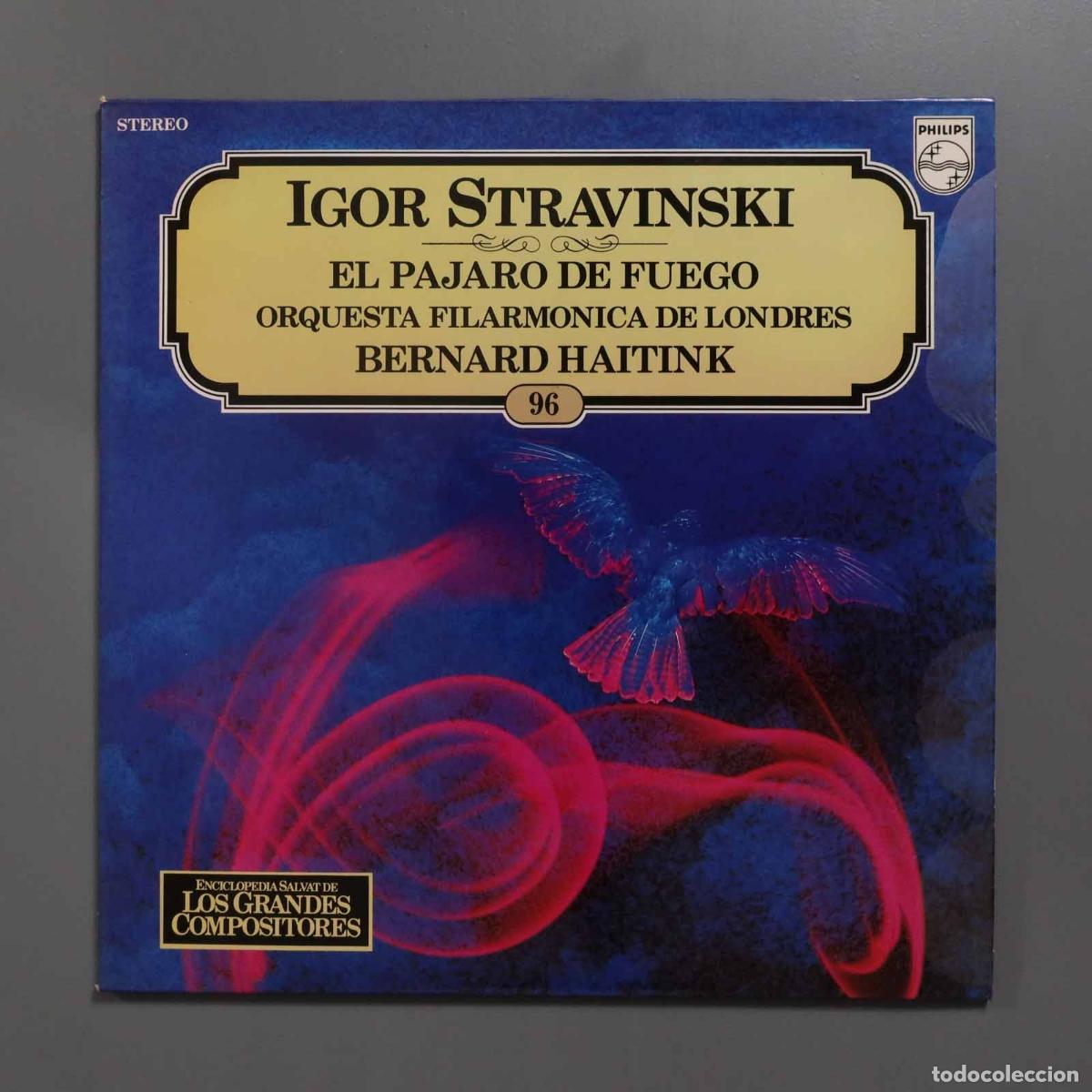 Discos de vinilo: LP. STRAVINSKI 96. GRANDES COMPOSITORES. SALVAT