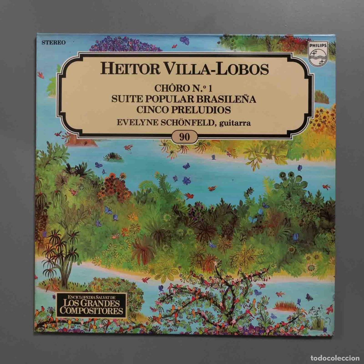 Vinyl-Schallplatten: LP. VILLA-LOBOS 90. GRANDES COMPOSITORES. SALVAT