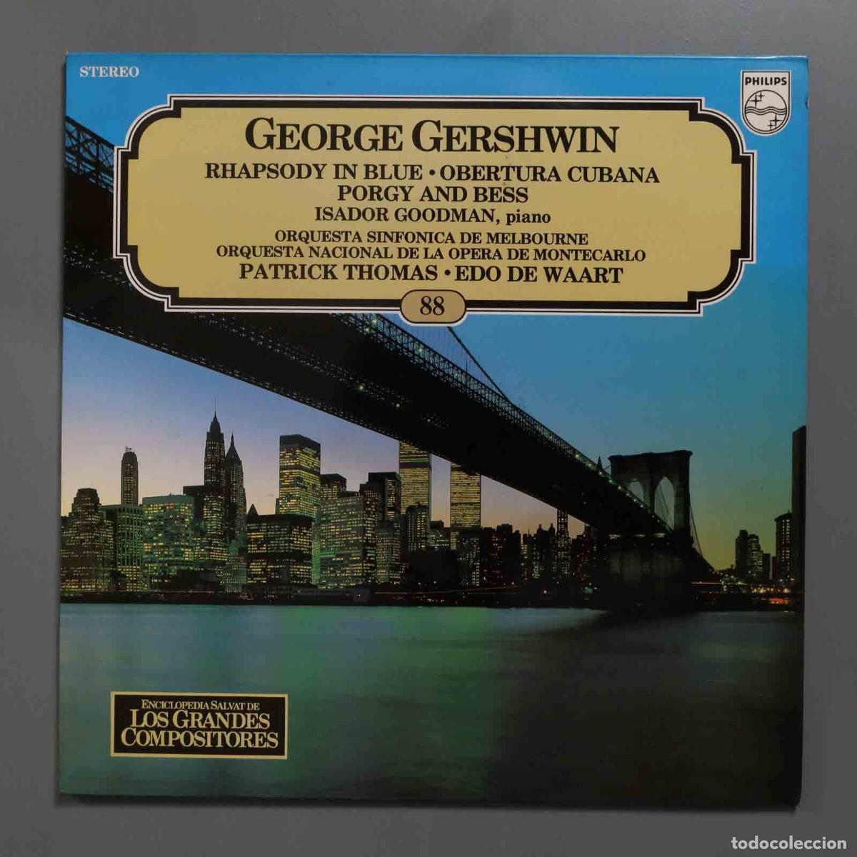 Vinyl-Schallplatten: LP. GERSHWIN 88. GRANDES COMPOSITORES. SALVAT