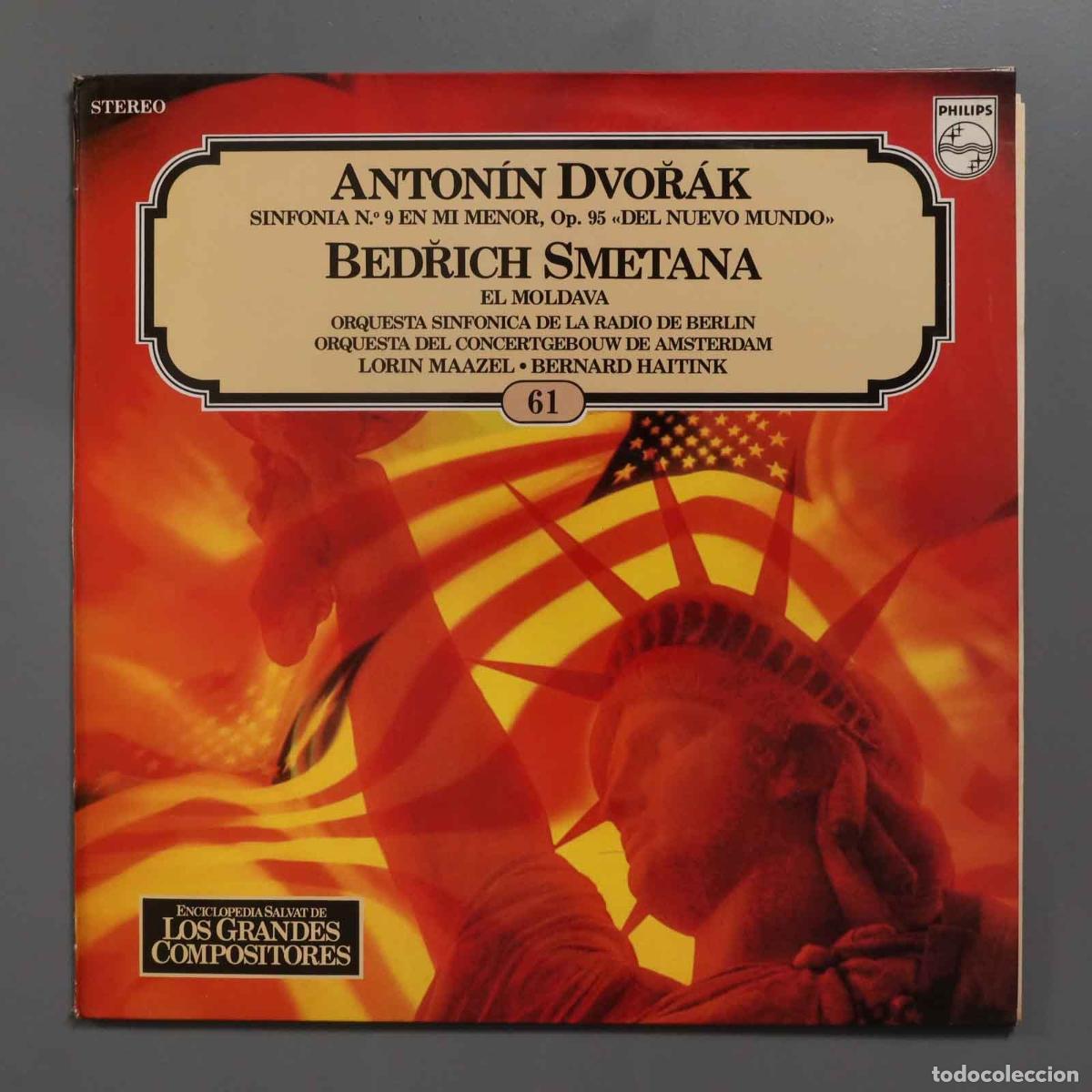 Disques de vinyle: LP. DVORAK SMETANA 61. GRANDES COMPOSITORES. SALVAT