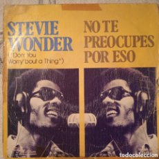 Discos de vinilo: STEVE WONDER,NO TE PREOCUPES POR ESO,1974