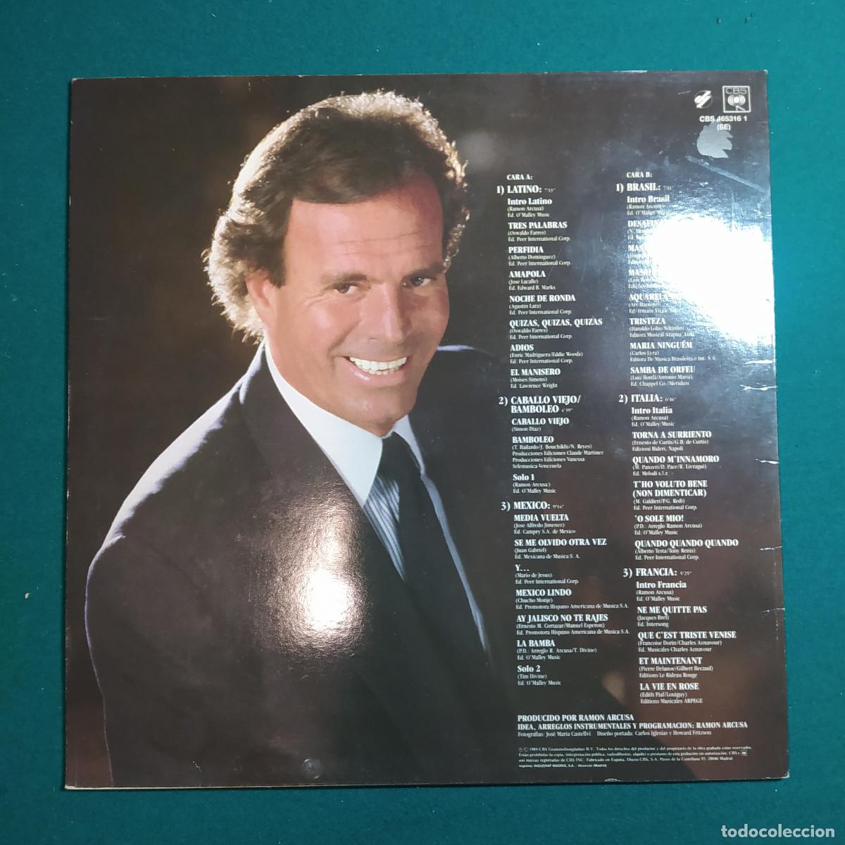 Discos de vinilo: Julio Iglesias &ndash; Raices - Foto 2