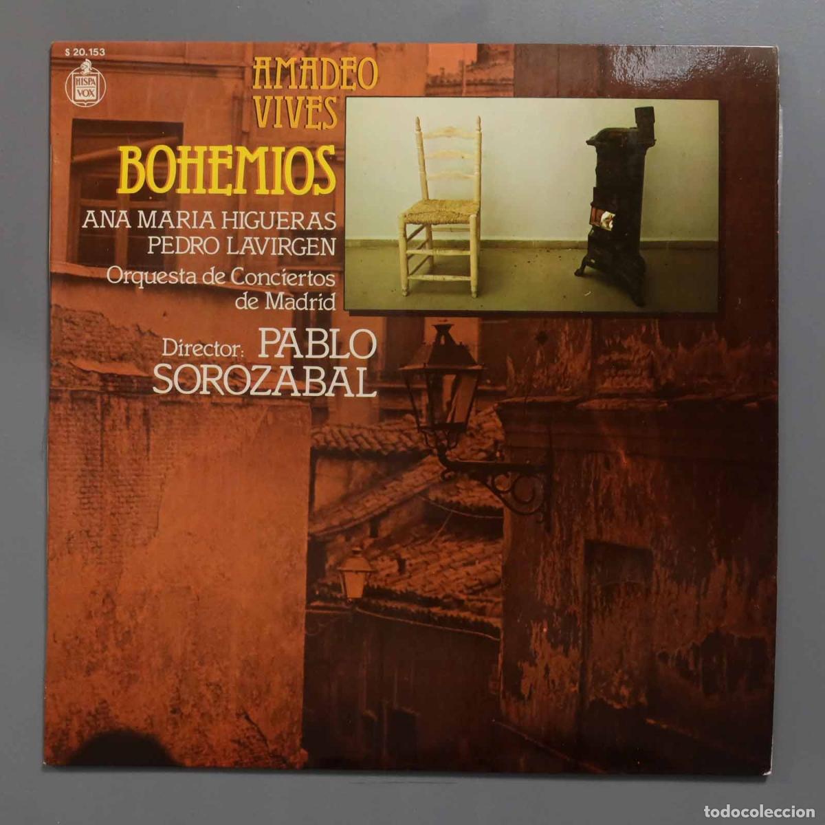 Discos de vinilo: LP. Amadeo Vives &ndash; Bohemios - Foto 1