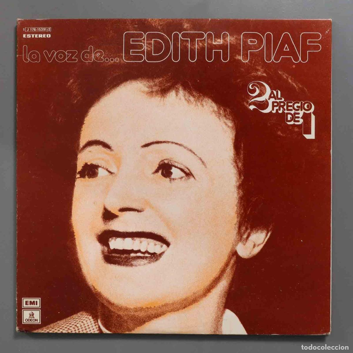 Discos de vinilo: LP. Edith Piaf &ndash; La Voz De... Edith Piaf - Foto 1