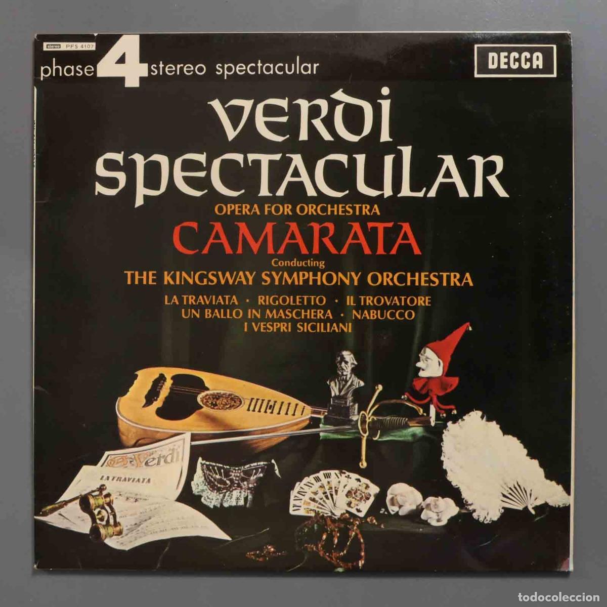 Discos de vinilo: LP. Camarata Conducting The Kingsway Symphony Orchestra &ndash; Verdi Spectacular