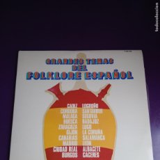 Discos de vinilo: GRANDES TEMAS DEL FOLKLORE ESPAÑOL - DOBLE LP HISPAVOX 78 - FOLK TRADICIONAL , SIN USO - ESPAÑA