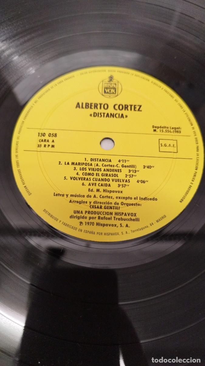 Discos de vinilo: Alberto Cortez &ndash;Distancia.Vinilo Lp - Foto 2
