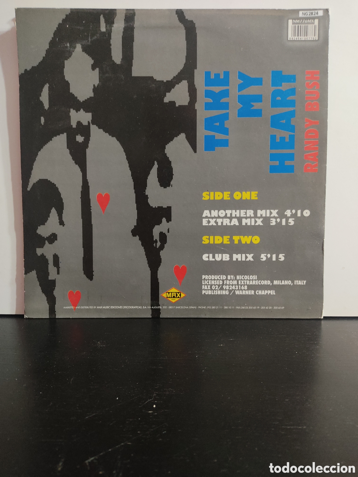 Discos de vinilo: Randy Bush &lrm;&ndash; Take My Heart - Foto 2