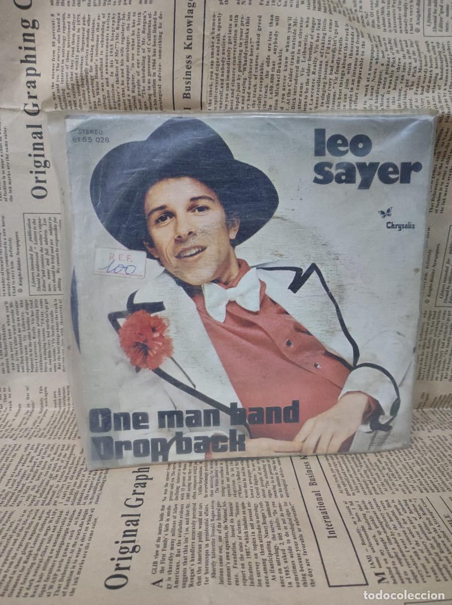 Discos de vinilo: Leo Sayer &ndash; One Man Band / Drop Back - Foto 1