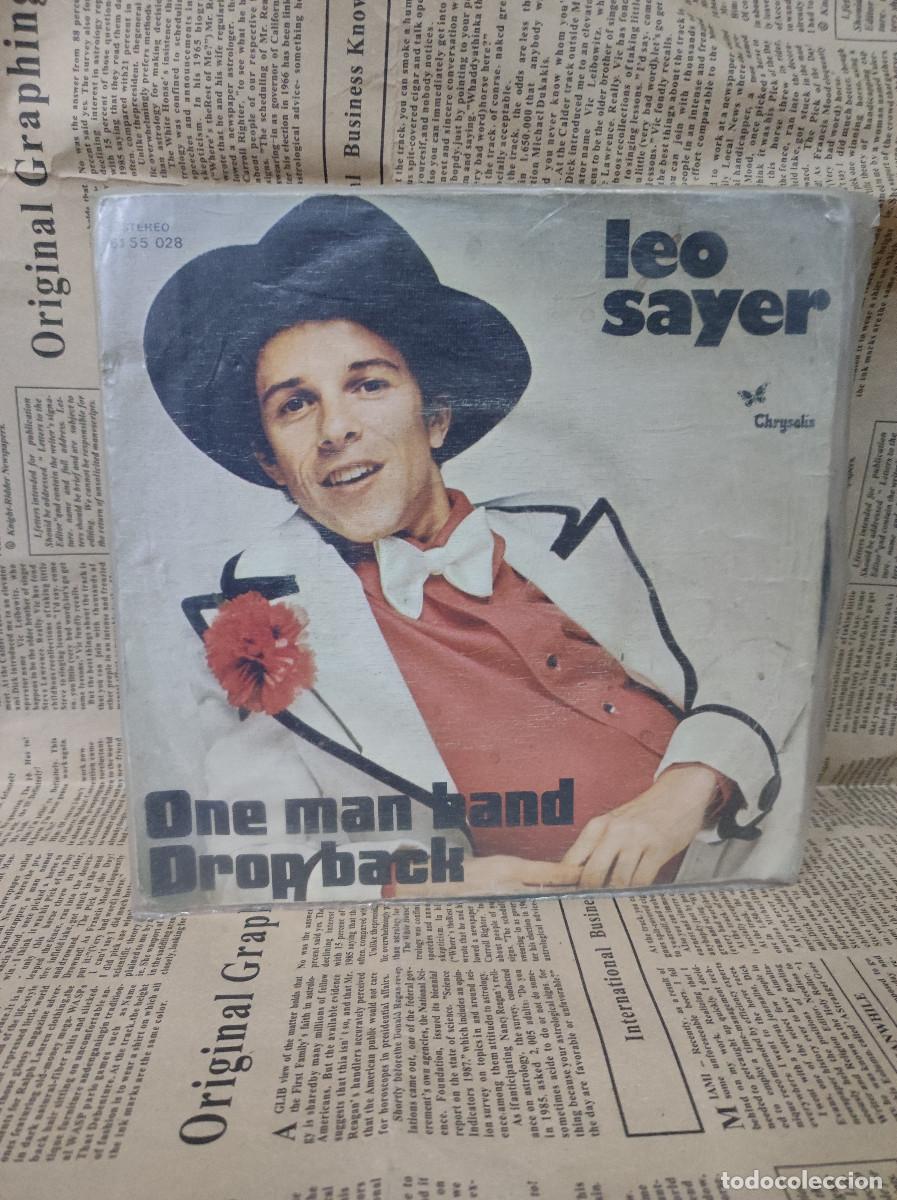 Discos de vinilo: Leo Sayer &ndash; One Man Band / Drop Back - Foto 2