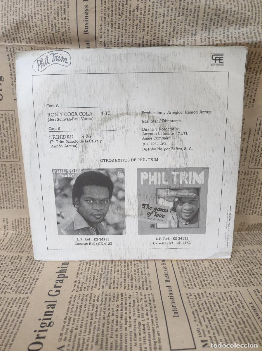 Discos de vinilo: Phil Trim &ndash; Ron & CocaCola - Foto 2