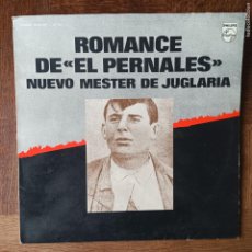 Discos de vinilo: NUEVO MESTER DE JUGLARIA, ROMANCE DE EL PERNALES. LP 1975