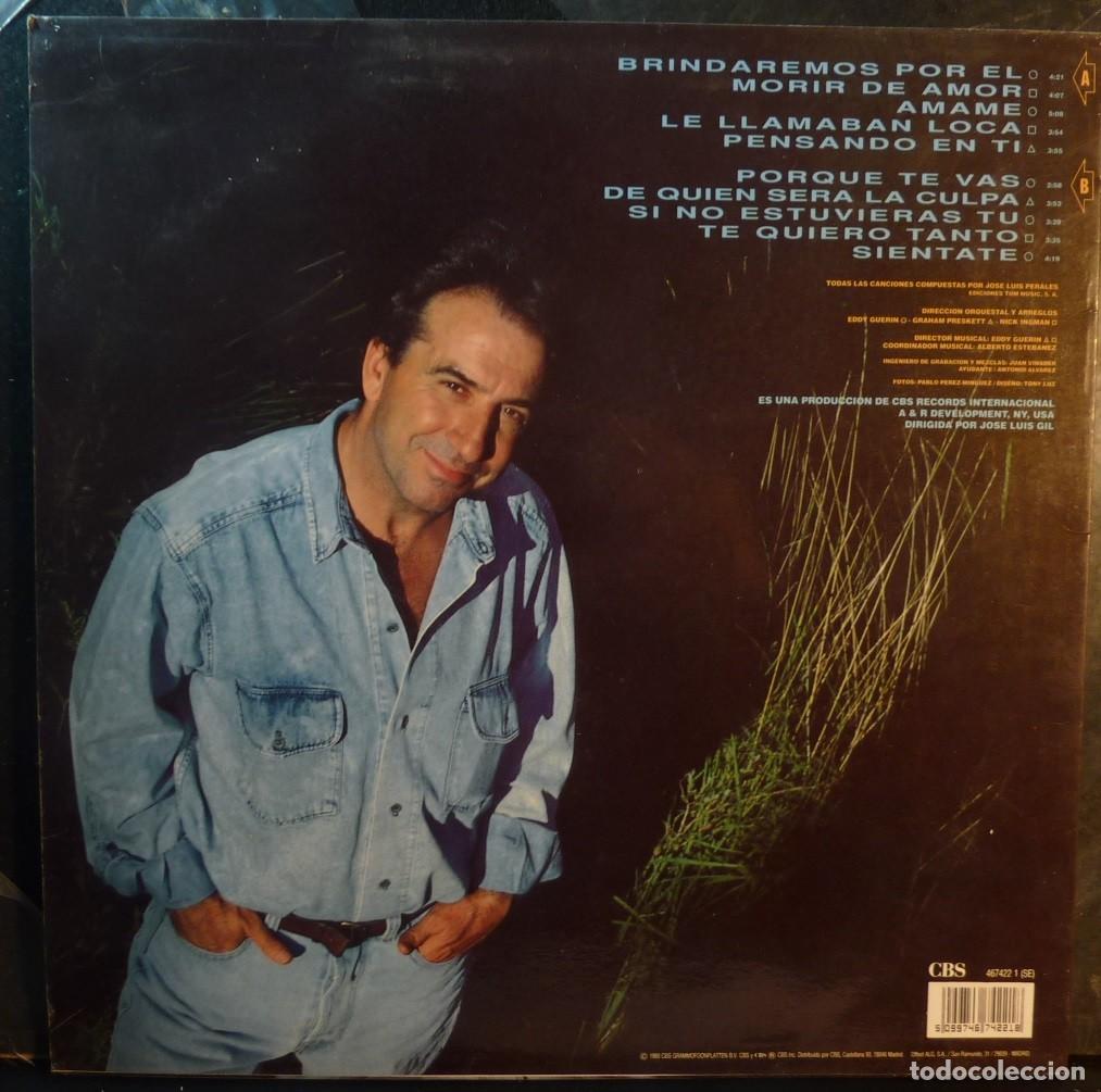 Discos de vinilo: JOSE LUIS PERALES // A MIS AMIGOS // 1990 // LP - Foto 2