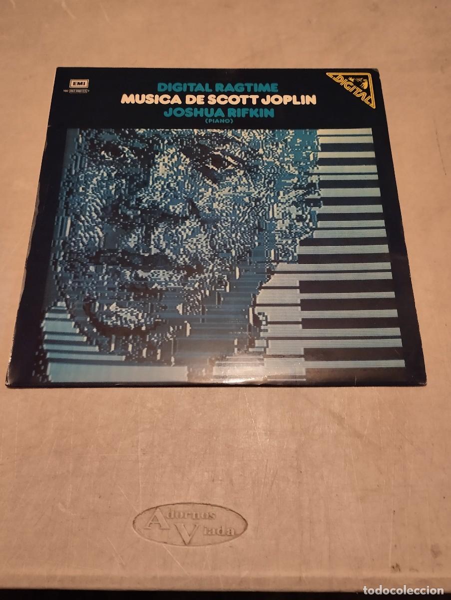 Discos de vinilo: Joshua Rifkin LP Digital Ragtime Esp.1981 - Foto 1
